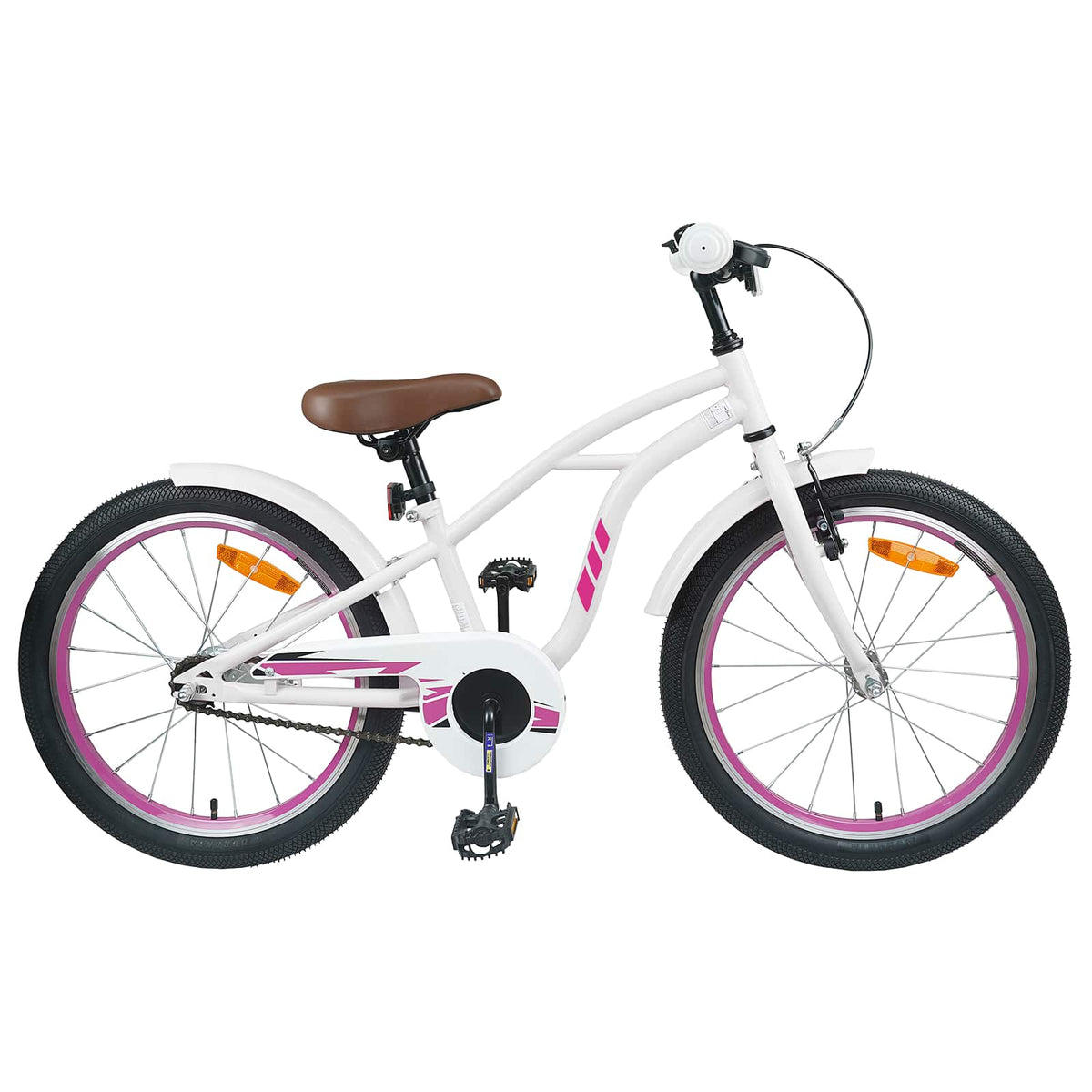 Kinderfiets 18 Inch voor 5-7 jaar Wit is nu te koop bij PeponiXL, paradijselijk wonen!
