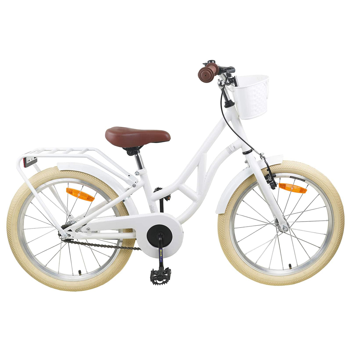 Kinderfiets 24 Inch voor 8-12 jaar oud Wit is nu te koop bij PeponiXL, paradijselijk wonen!