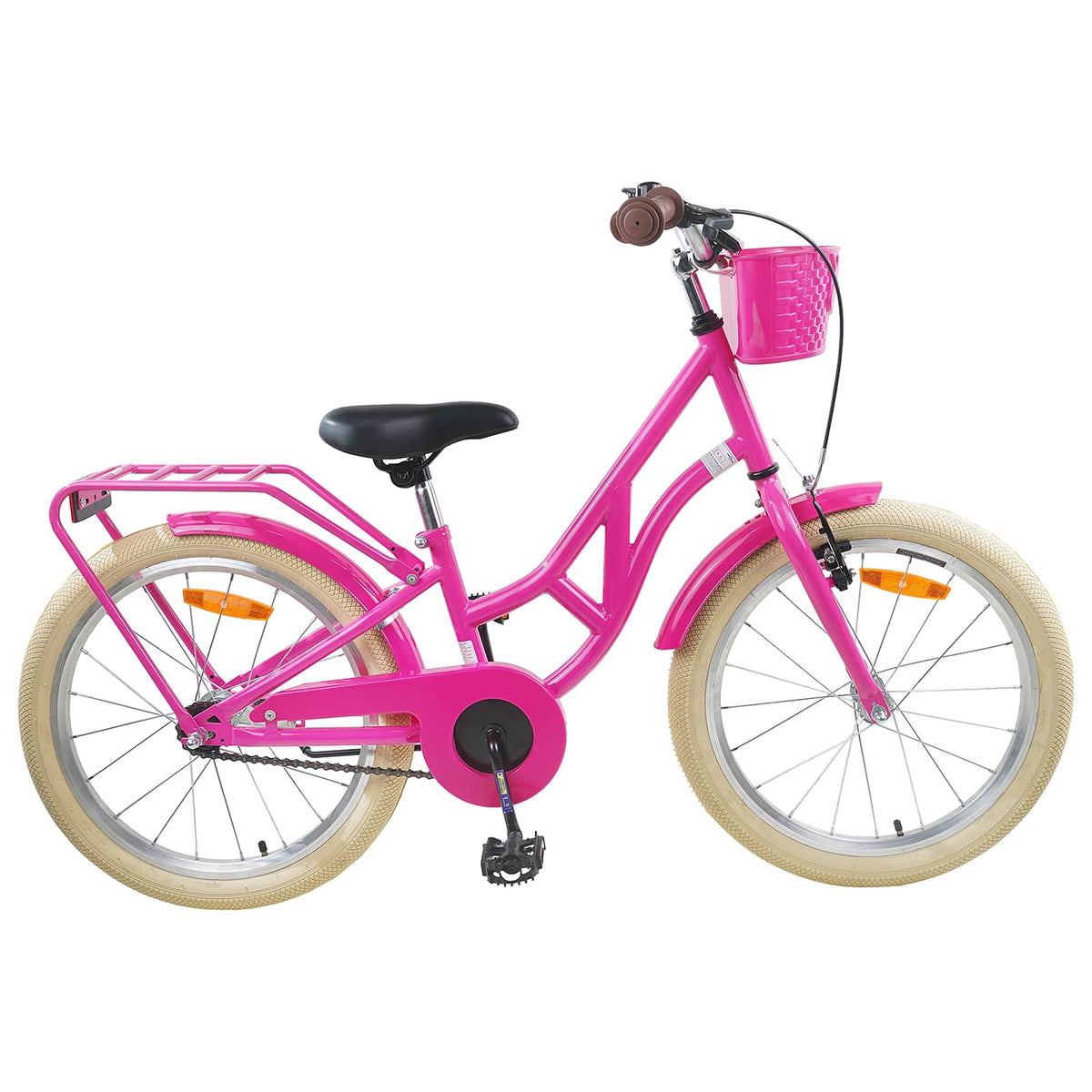 Kinderfiets 24 Inch voor 8-12 jaar oud Donkerroze is nu te koop bij PeponiXL, paradijselijk wonen!