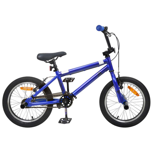 BMX Fiets 16 Inch voor 5-8 jaar oud Donkerblauw is nu te koop bij PeponiXL, paradijselijk wonen!