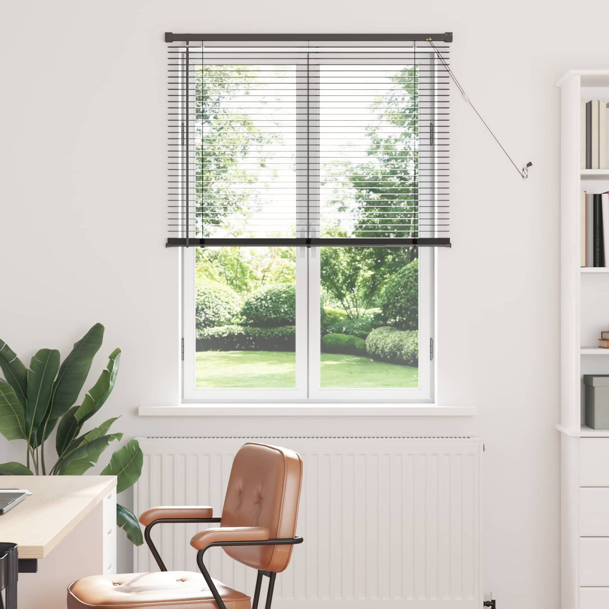Venetiaanse Blind Zilvergrijs 150 x 90 cm PVC is nu te koop bij PeponiXL, paradijselijk wonen!