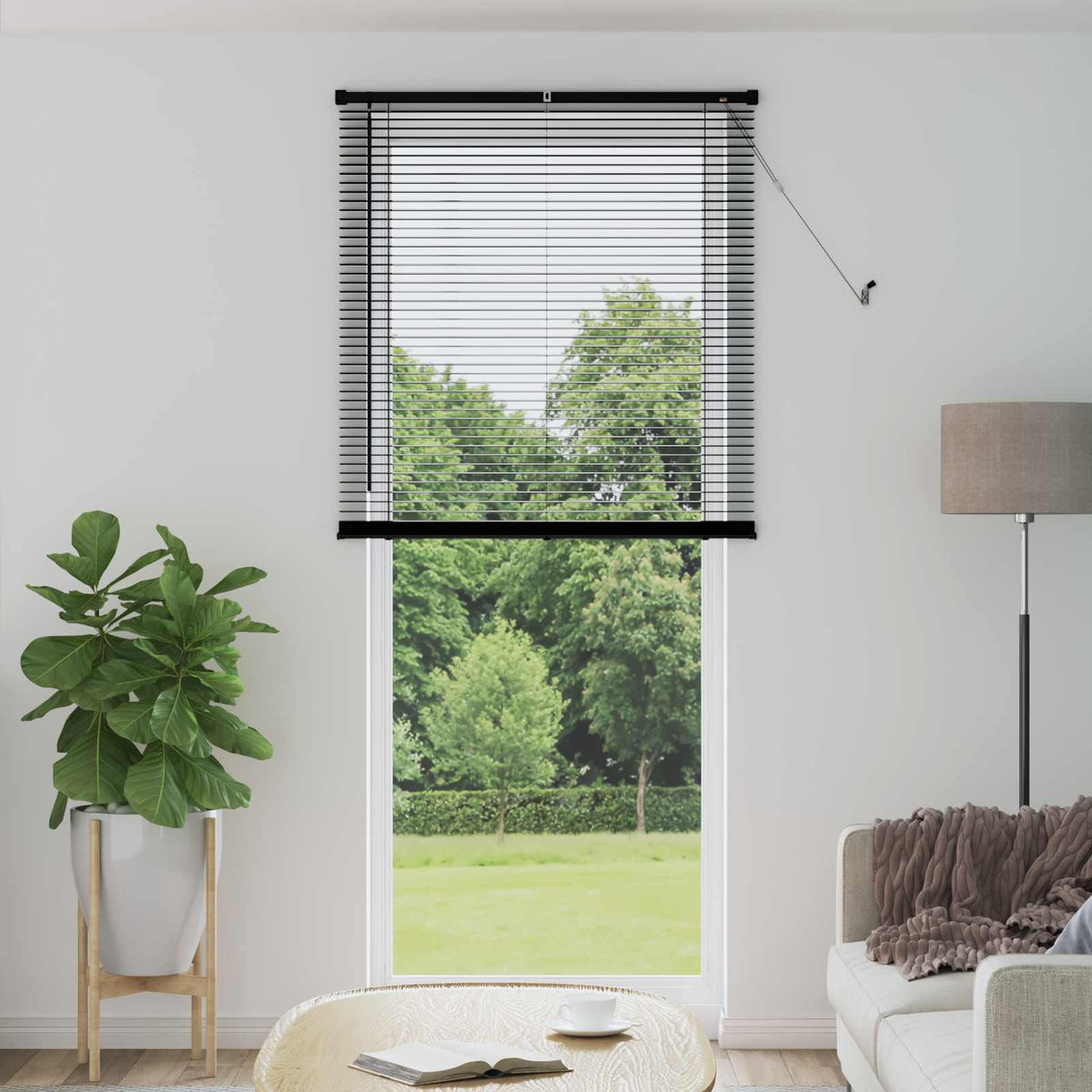 Venetiaanse Blind Zwart 213 x 70 cm PVC is nu te koop bij PeponiXL, paradijselijk wonen!