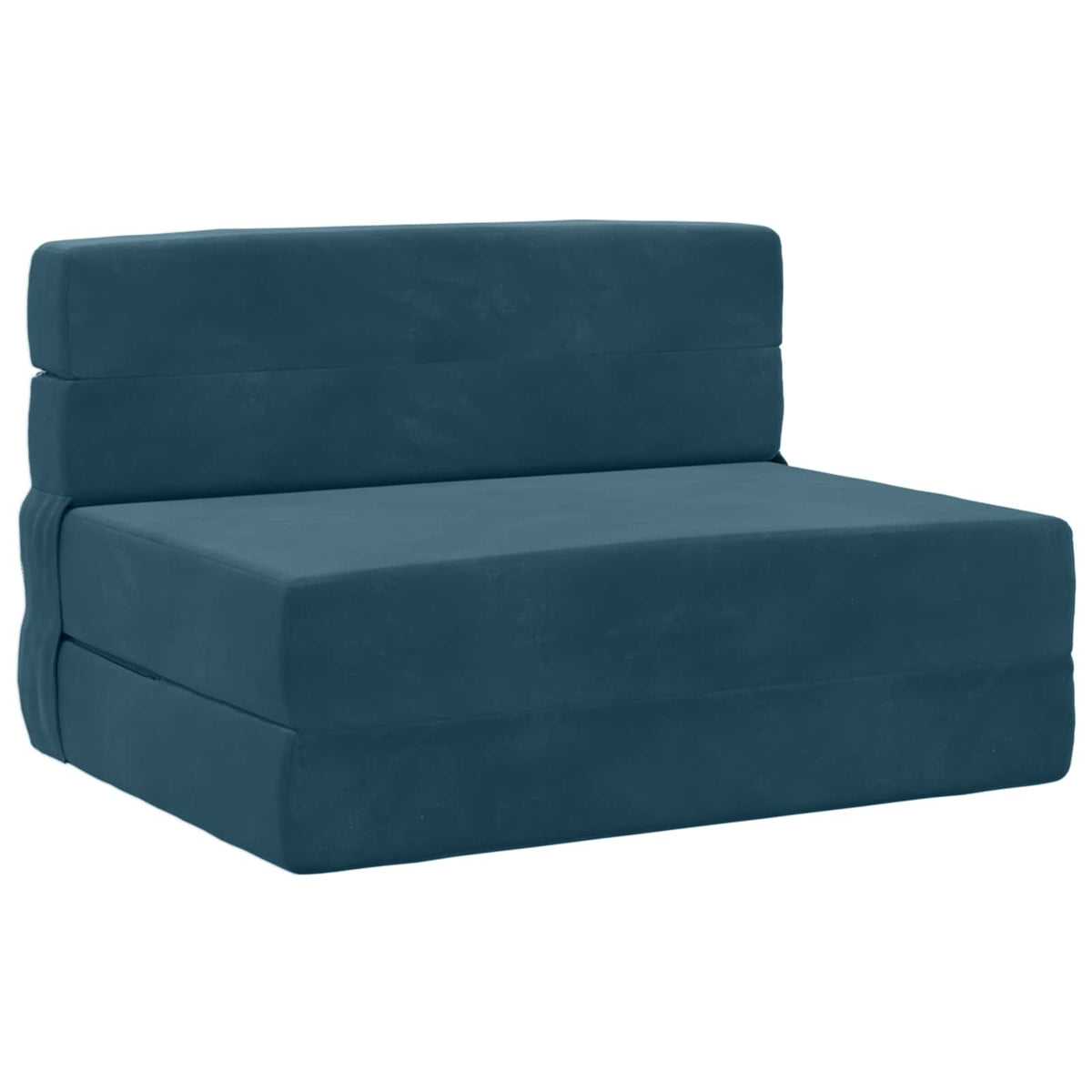 Vouwsofa Bed Blauw 190 x 70 x 15 cm Fluweel is nu te koop bij PeponiXL, paradijselijk wonen!