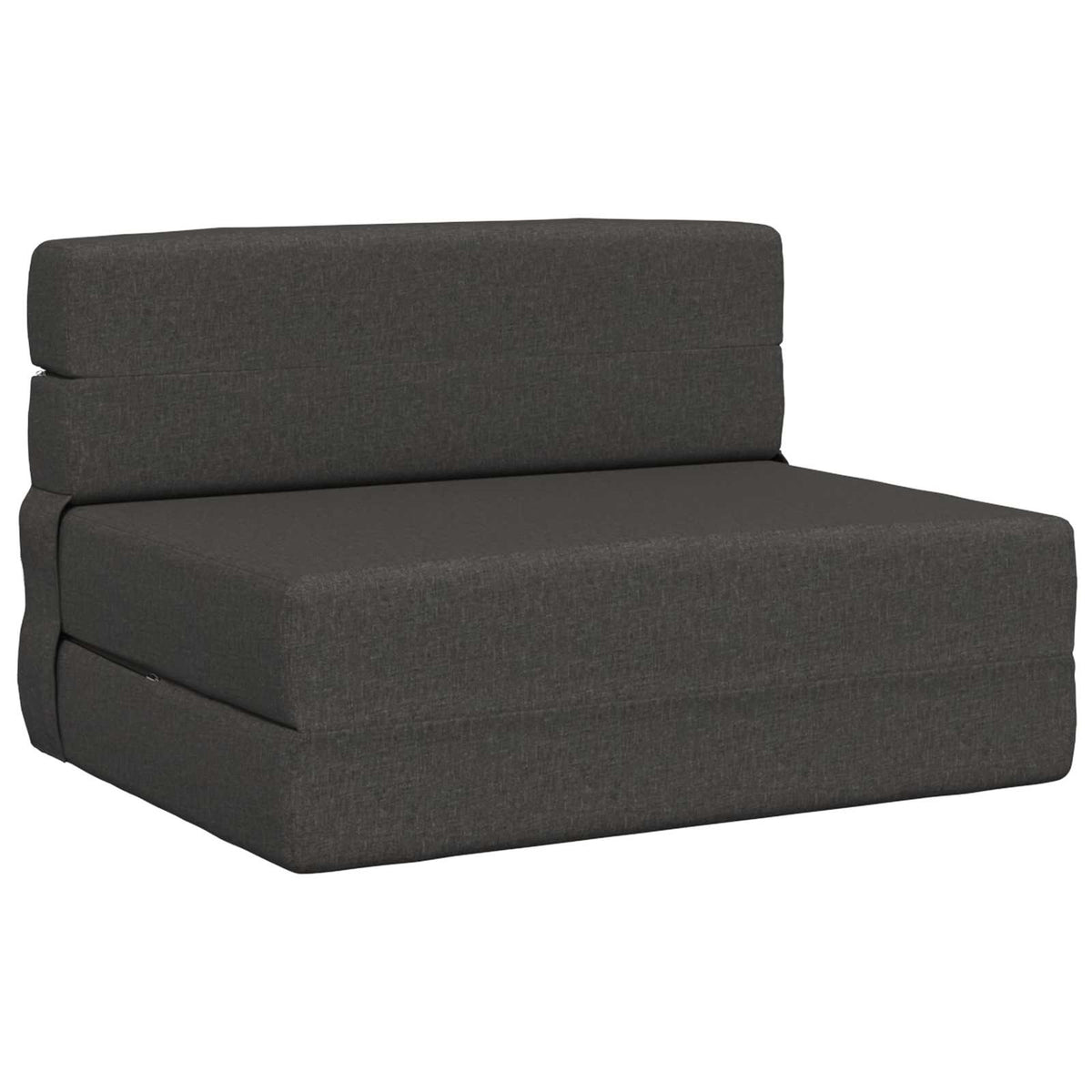 Vouwsofa Bed Donkergrijs 190 x 100 x 15 cm Stof is nu te koop bij PeponiXL, paradijselijk wonen!