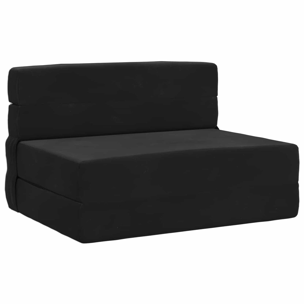 Vouwsofa Bed Zwart 190 x 100 x 15 cm Fluweel is nu te koop bij PeponiXL, paradijselijk wonen!