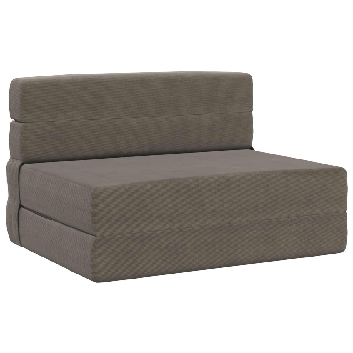 Vouwsofa Bed Lichtgrijs 190 x 100 x 15 cm Katoen Stof is nu te koop bij PeponiXL, paradijselijk wonen!