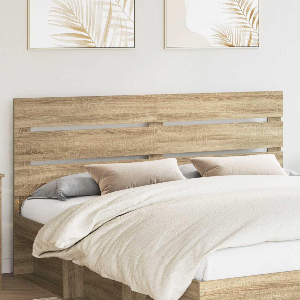 Hoofdbord Sonoma Eiken Bewerkt hout is nu te koop bij PeponiXL, paradijselijk wonen!