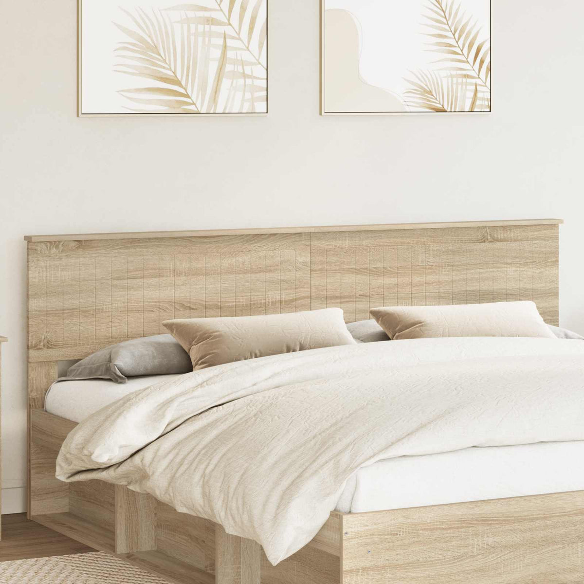 Hoofdbord Sonoma Eiken Bewerkt hout is nu te koop bij PeponiXL, paradijselijk wonen!