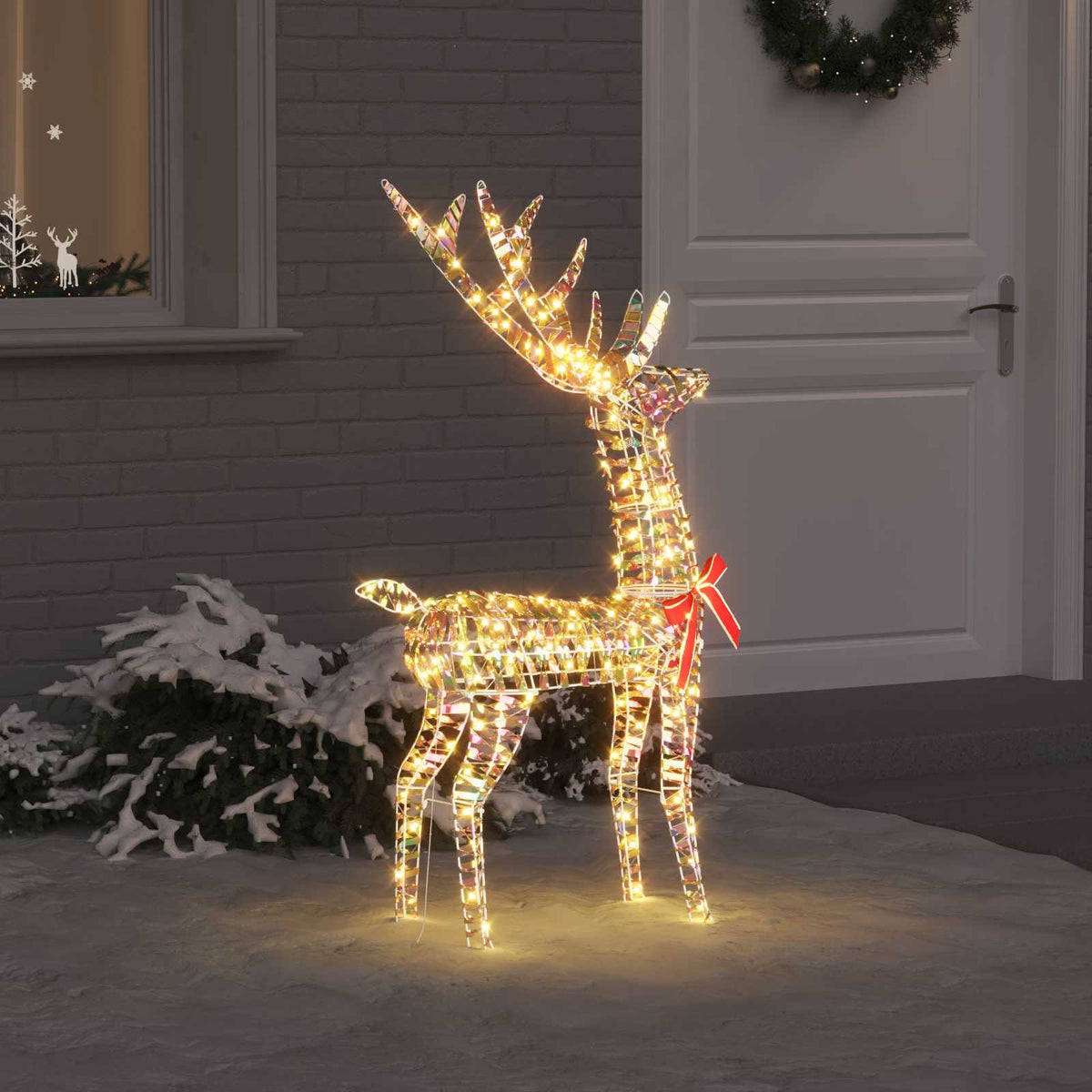 3D Rendier 140 LED's Warmwit 128 cm PET is nu te koop bij PeponiXL, paradijselijk wonen!