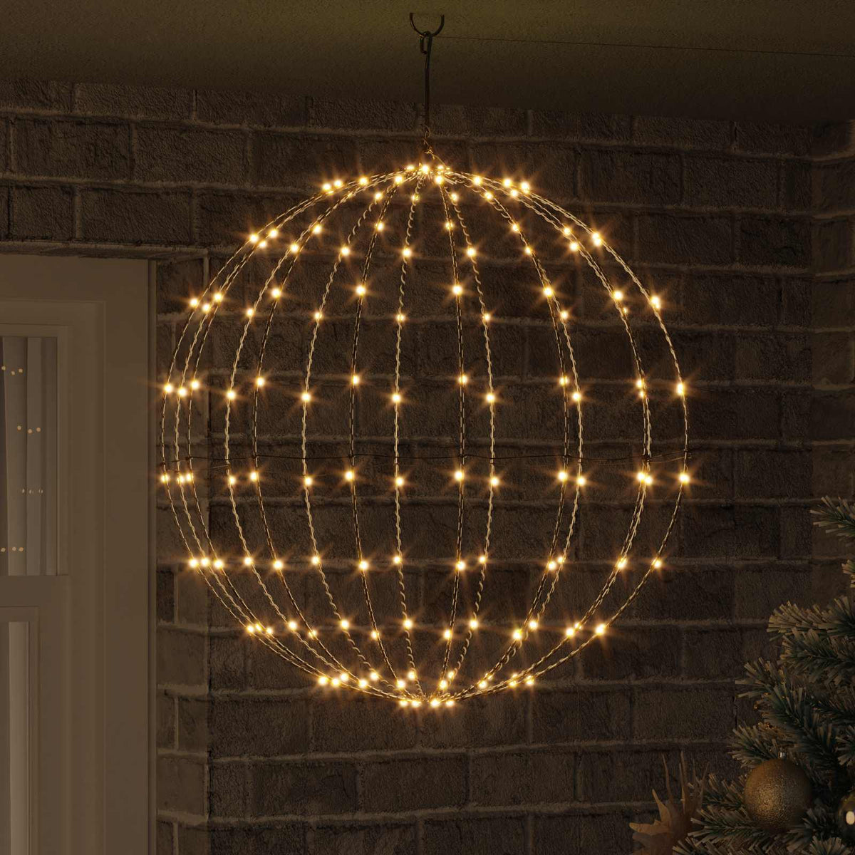 Bal Warmwit 60 x 60 x 62 cm Metaal 192 LED's is nu te koop bij PeponiXL, paradijselijk wonen!