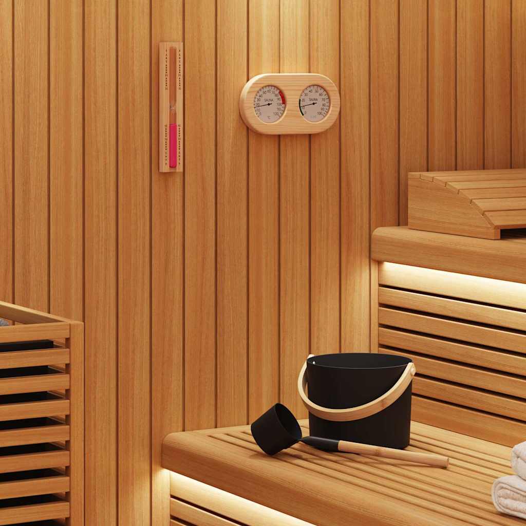 Sauna Accessoire Set 4 pcs Zwart is nu te koop bij PeponiXL, paradijselijk wonen!