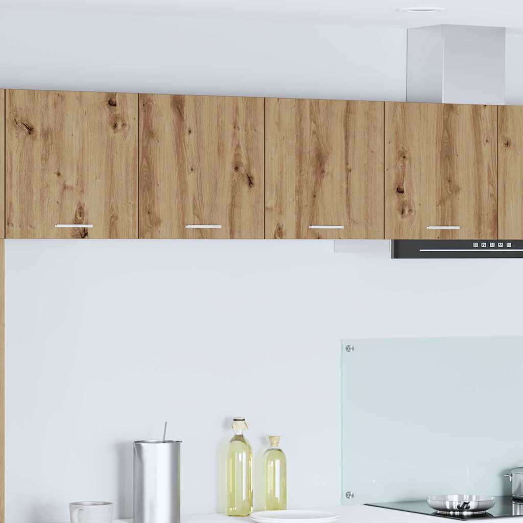 Hangkast Artisan Eiken 80 x 31 x 40 cm Bewerkt hout is nu te koop bij PeponiXL, paradijselijk wonen!