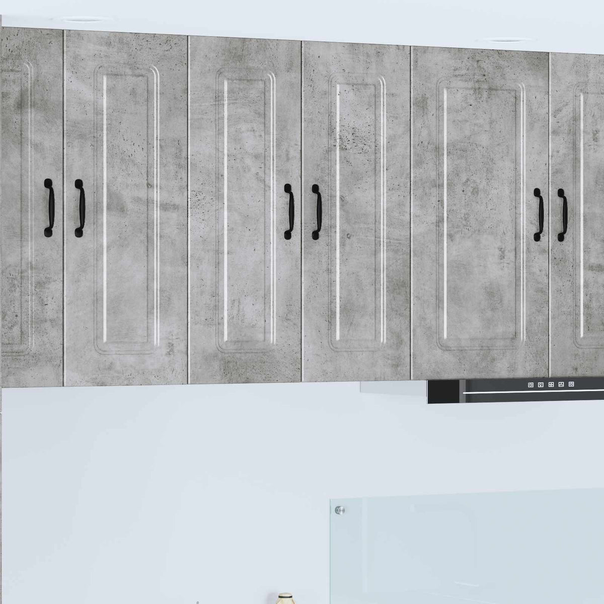 Vaatwasserpaneel Kalmar 2 pcs Beton Grijs 30 x 31 x 80 cm is nu te koop bij PeponiXL, paradijselijk wonen!