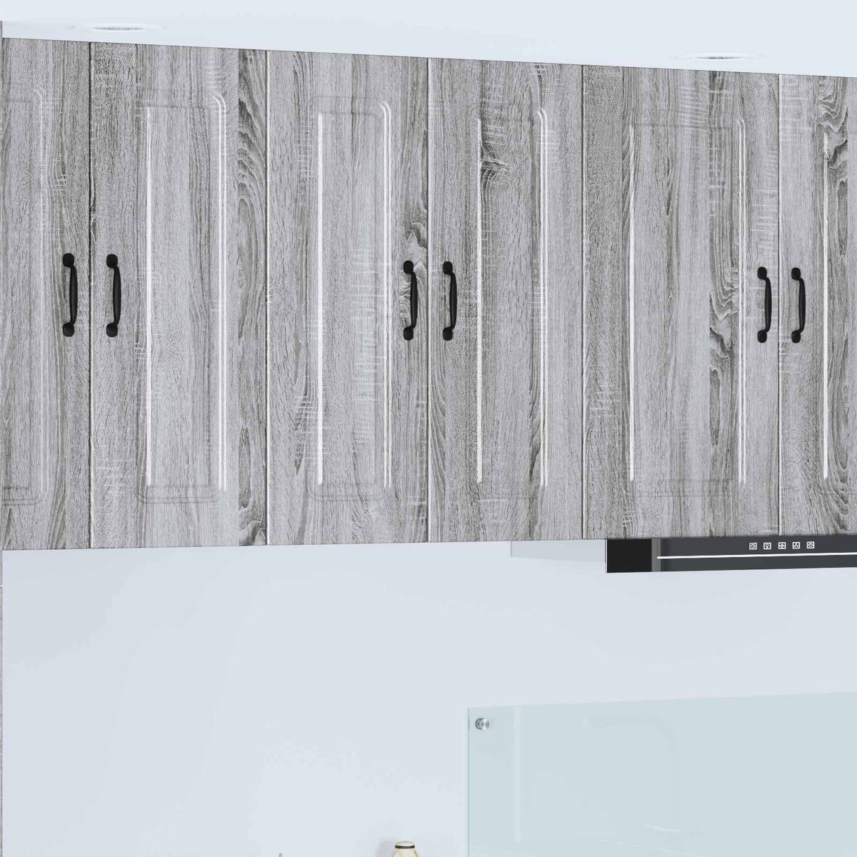 Keukenkast met opslag Kalmar 2 pcs Grijs Sonoma 30 x 31 x 80 cm is nu te koop bij PeponiXL, paradijselijk wonen!