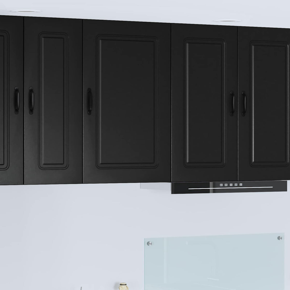 Keukenkast met opslag Kalmar Zwart 50 x 31 x 80 cm Bewerkt hout is nu te koop bij PeponiXL, paradijselijk wonen!