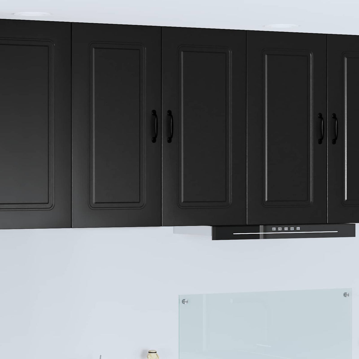 Vaatwasserpaneel Kalmar Zwart 80 x 31 x 80 cm Bewerkt hout is nu te koop bij PeponiXL, paradijselijk wonen!