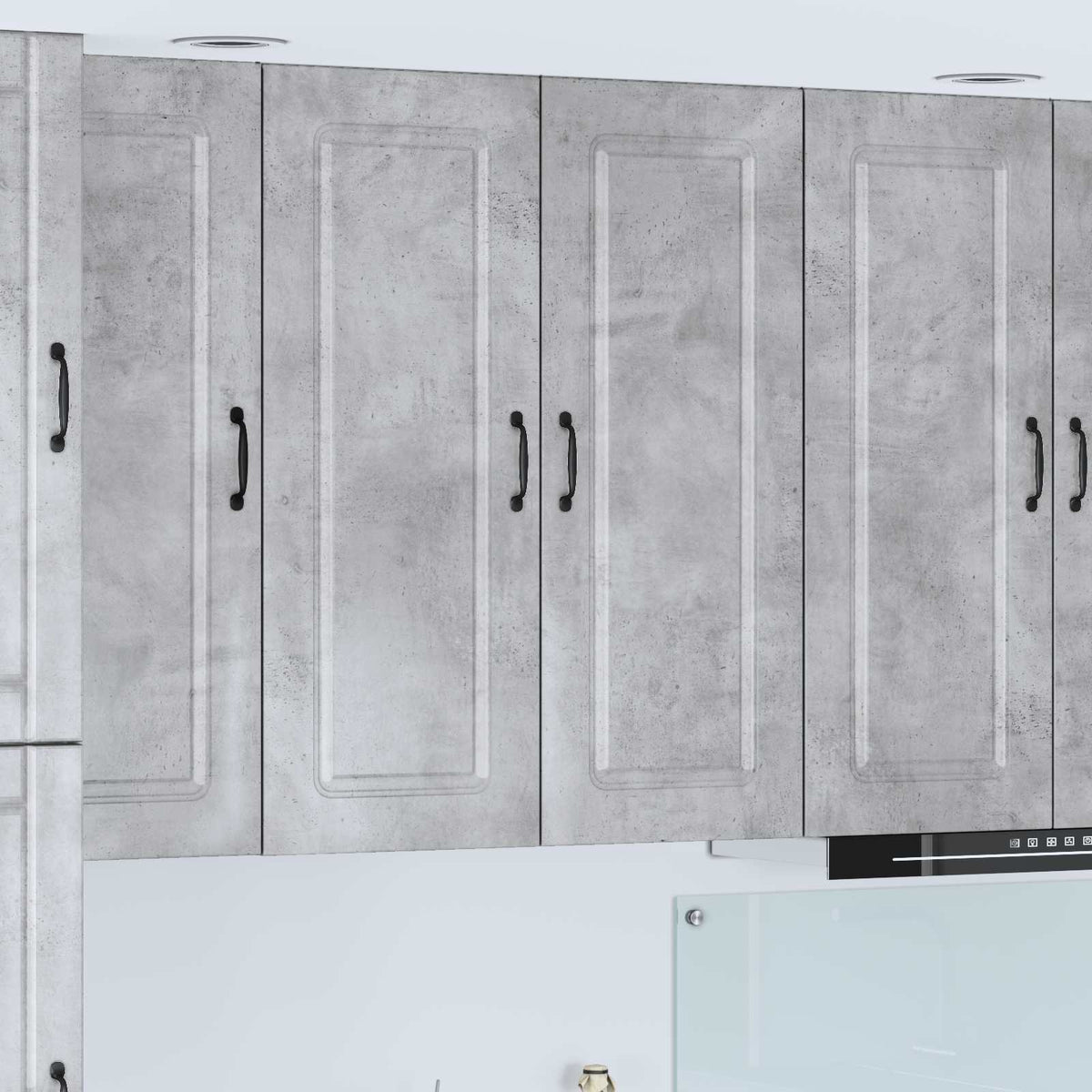 Vaatwasserpaneel met opslag Kalmar Beton Grijs 80 x 31 x 100 cm is nu te koop bij PeponiXL, paradijselijk wonen!
