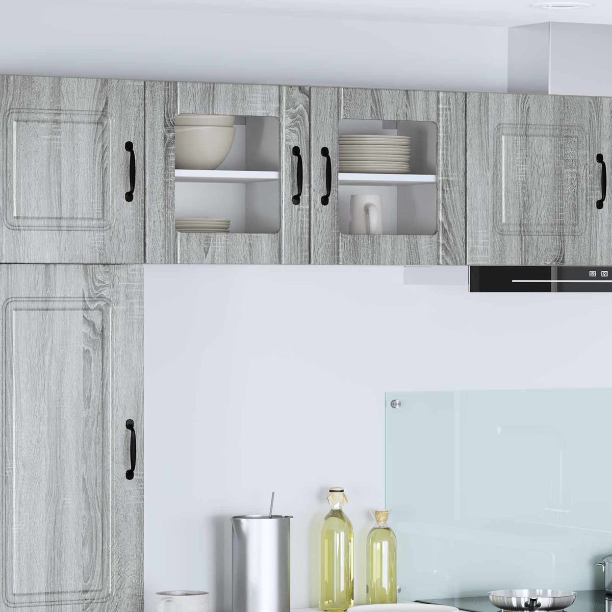 Vaatwasserpaneel Lucca 2 pcs Grijs sonoma 40 x 31 x 40 cm is nu te koop bij PeponiXL, paradijselijk wonen!