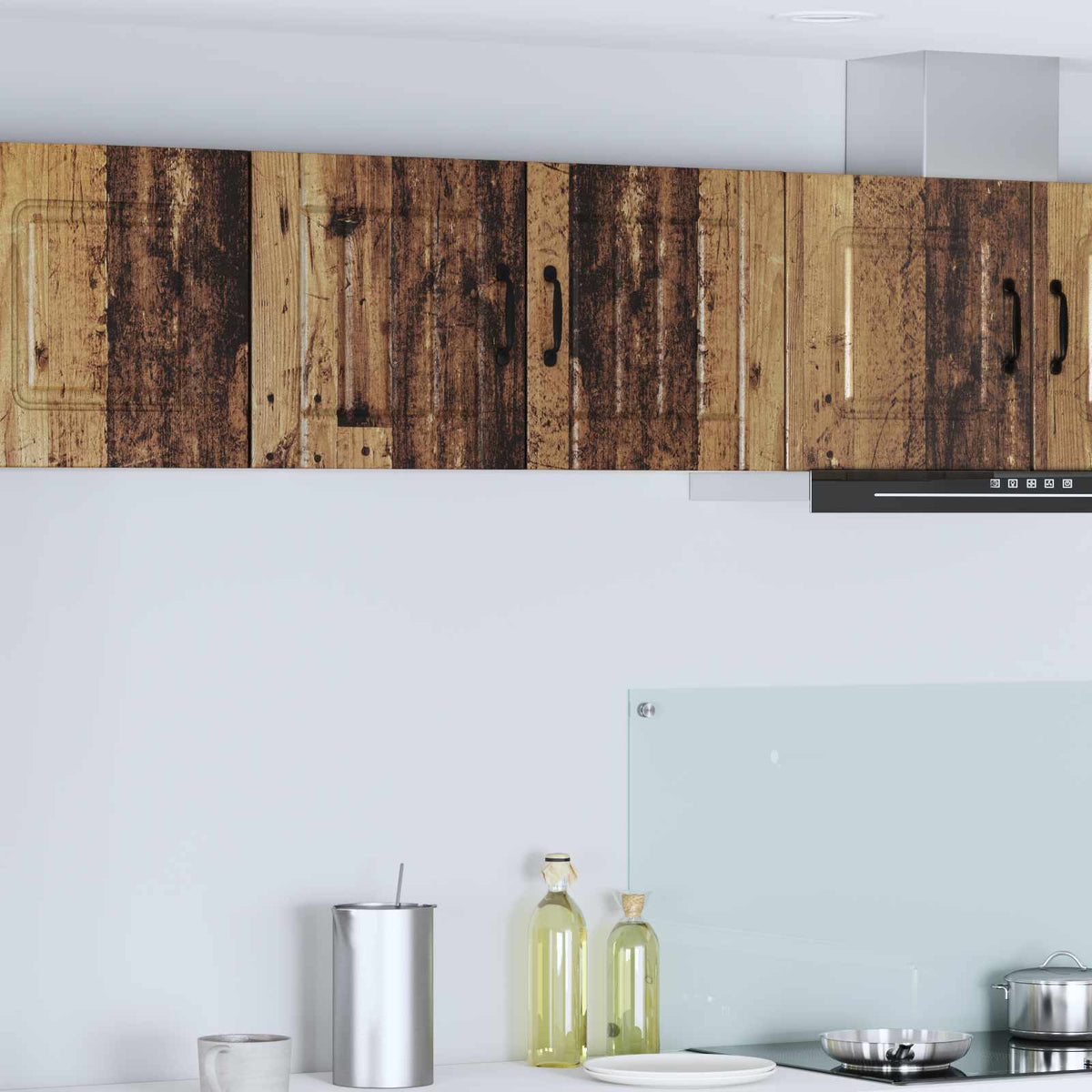 Vaatwasserpaneel Lucca Oud hout 40 x 31 x 40 cm Bewerkt hout is nu te koop bij PeponiXL, paradijselijk wonen!