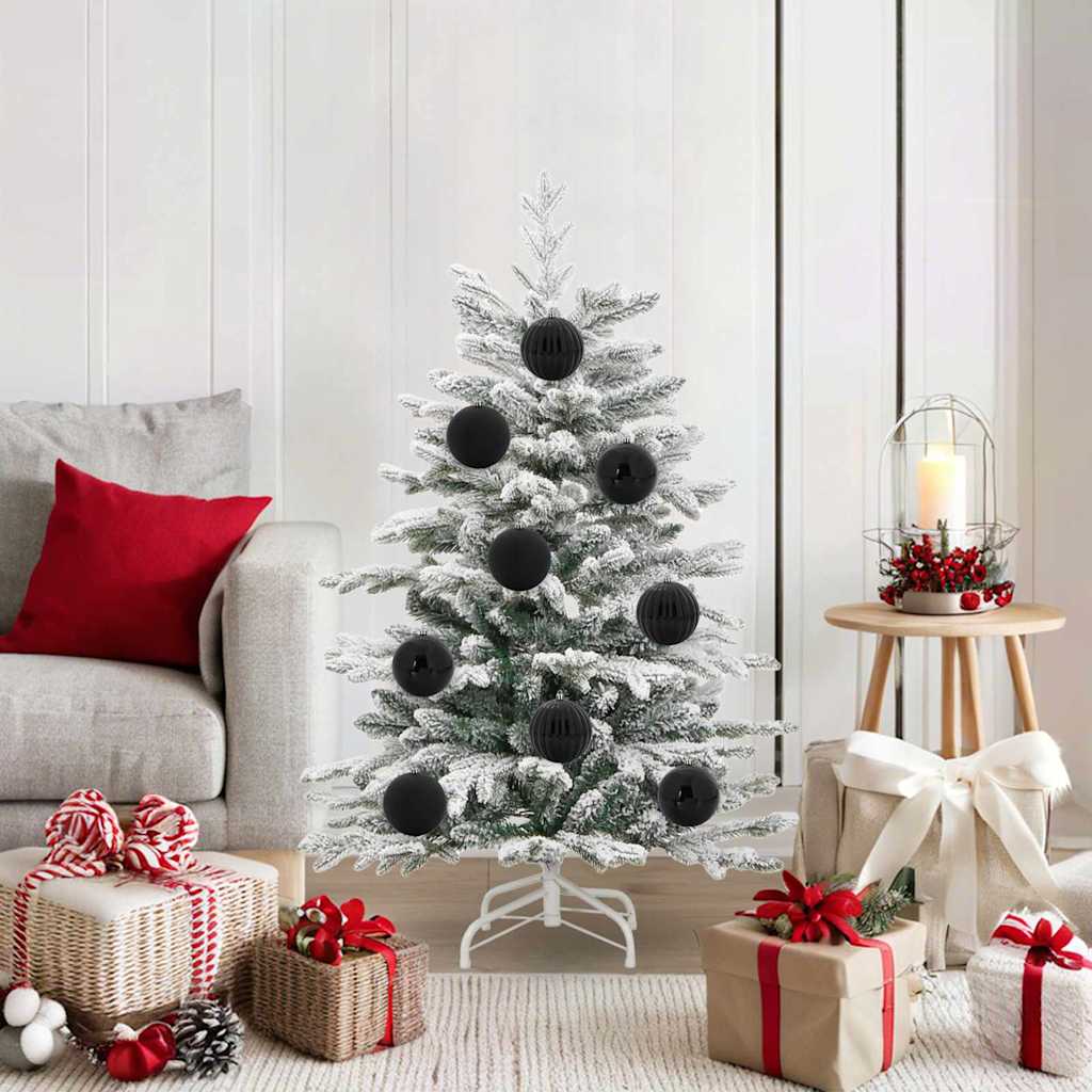 Kerstballenset XL 15 pcs Zwart Kunststof is nu te koop bij PeponiXL, paradijselijk wonen!