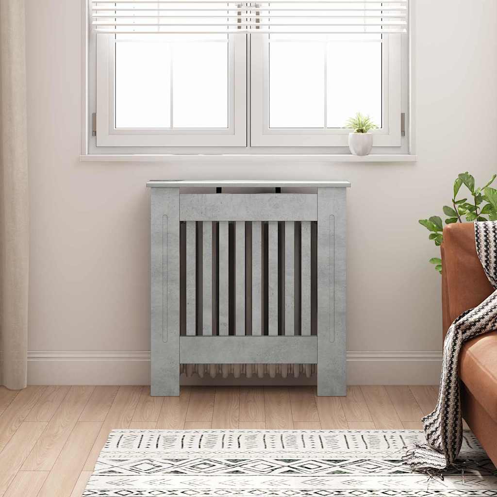 Radiatorafdekking Beton Grijs 78 x 19 x 81,5 cm Bewerkt hout is nu te koop bij PeponiXL, paradijselijk wonen!