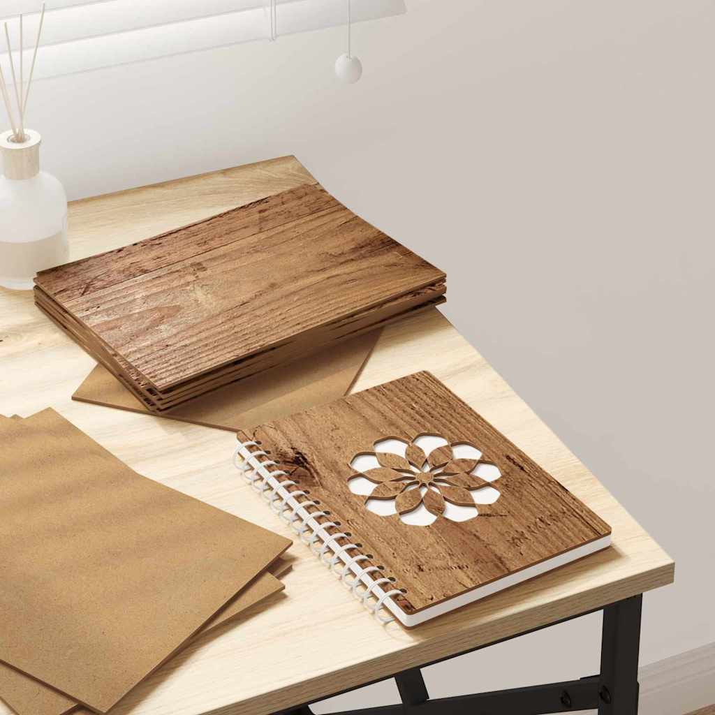 Decorpanelen 12 pcs Oudhout 21 x 30 x 0,27 cm Bewerkt hout is nu te koop bij PeponiXL, paradijselijk wonen!
