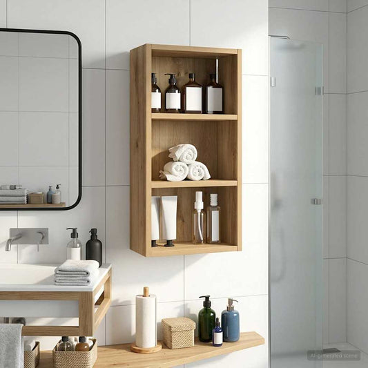 Badkamer wandkast Ambachtelijk eiken 30 x 16 x 62,5 cm is nu te koop bij PeponiXL, paradijselijk wonen!
