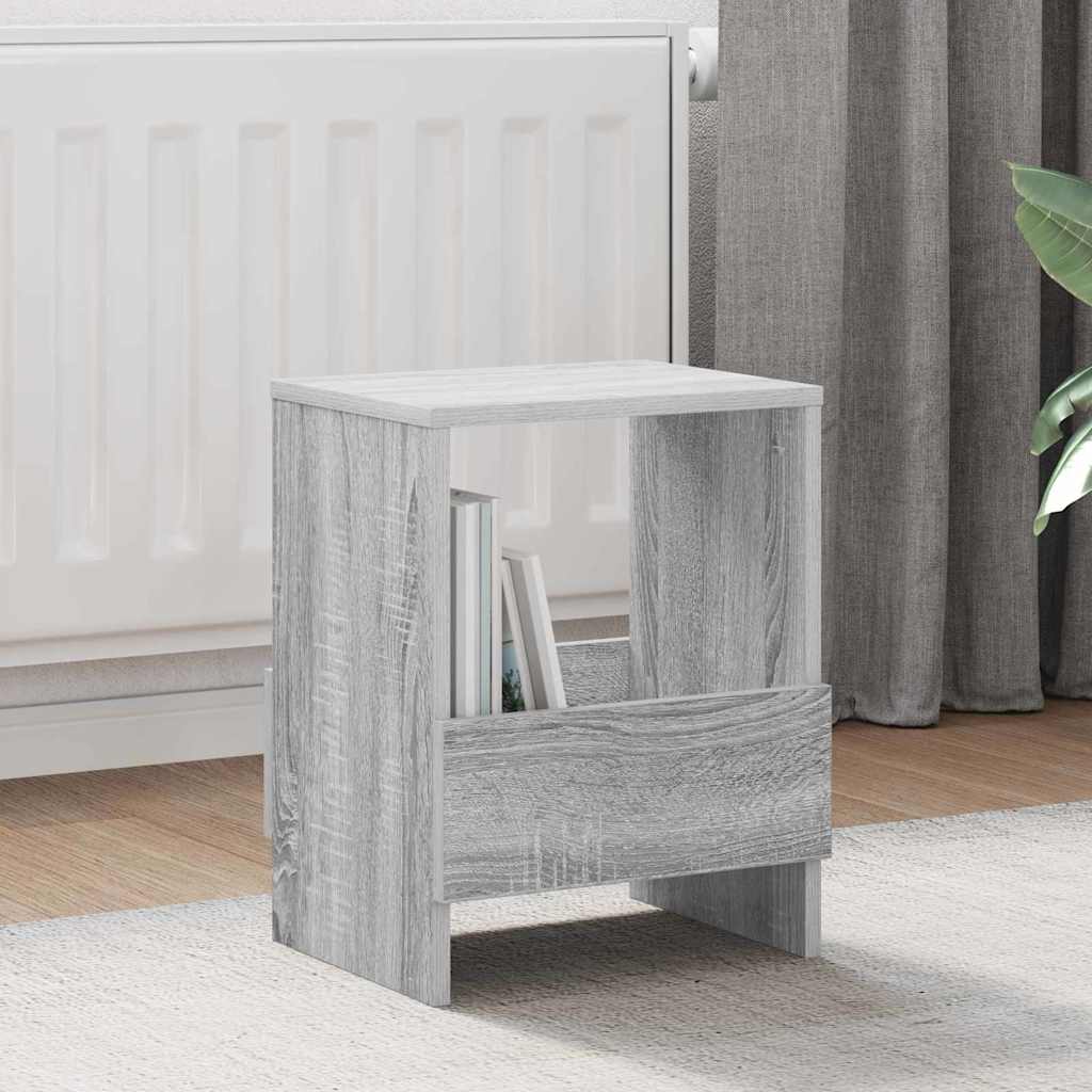 Tijdschrift Rek Grijs Sonoma 35 x 30 x 45 cm is nu te koop bij PeponiXL, paradijselijk wonen!