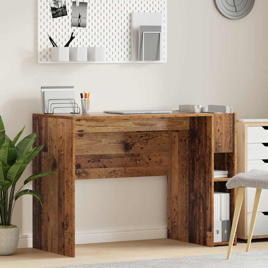 Bureau Oudhout 109 x 50 x 78 cm Bewerkt hout is nu te koop bij PeponiXL, paradijselijk wonen!