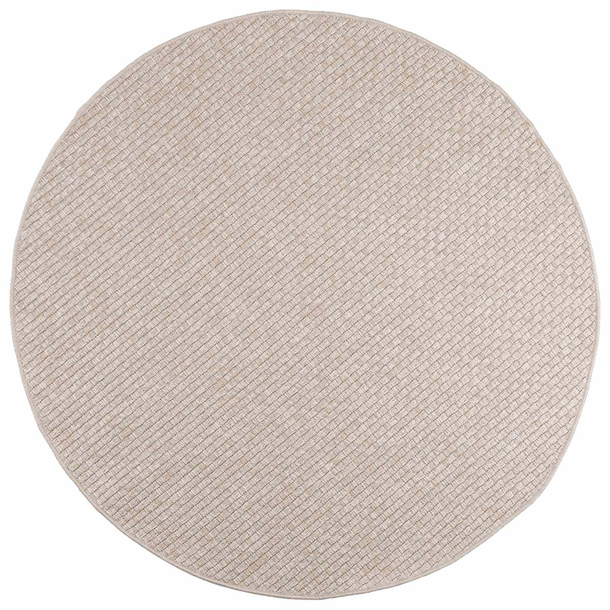 Vloerkleden Rond FARO Crème Ø 120 CM Polyester is nu te koop bij PeponiXL, paradijselijk wonen!