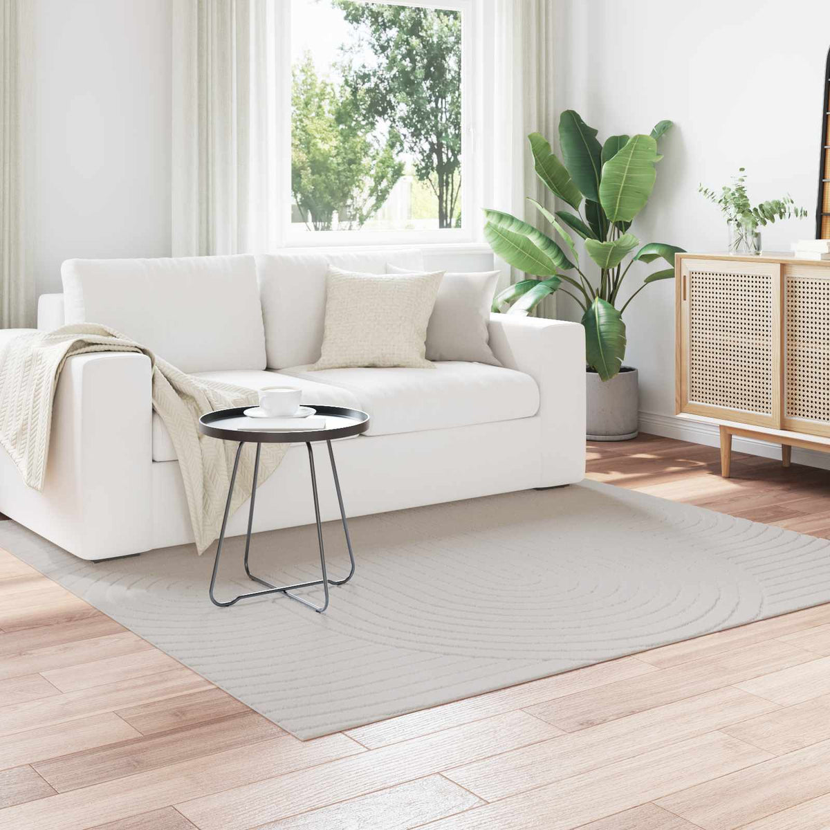Vloerkleden Rechthoekig SIROLO Zand 280 x 200 cm Polyester is nu te koop bij PeponiXL, paradijselijk wonen!