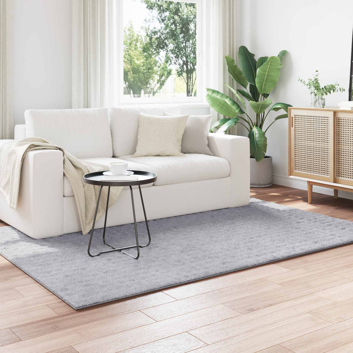 Vloerkleden Rechthoekig SIROLO Grijs 200 x 140 cm Polyester is nu te koop bij PeponiXL, paradijselijk wonen!
