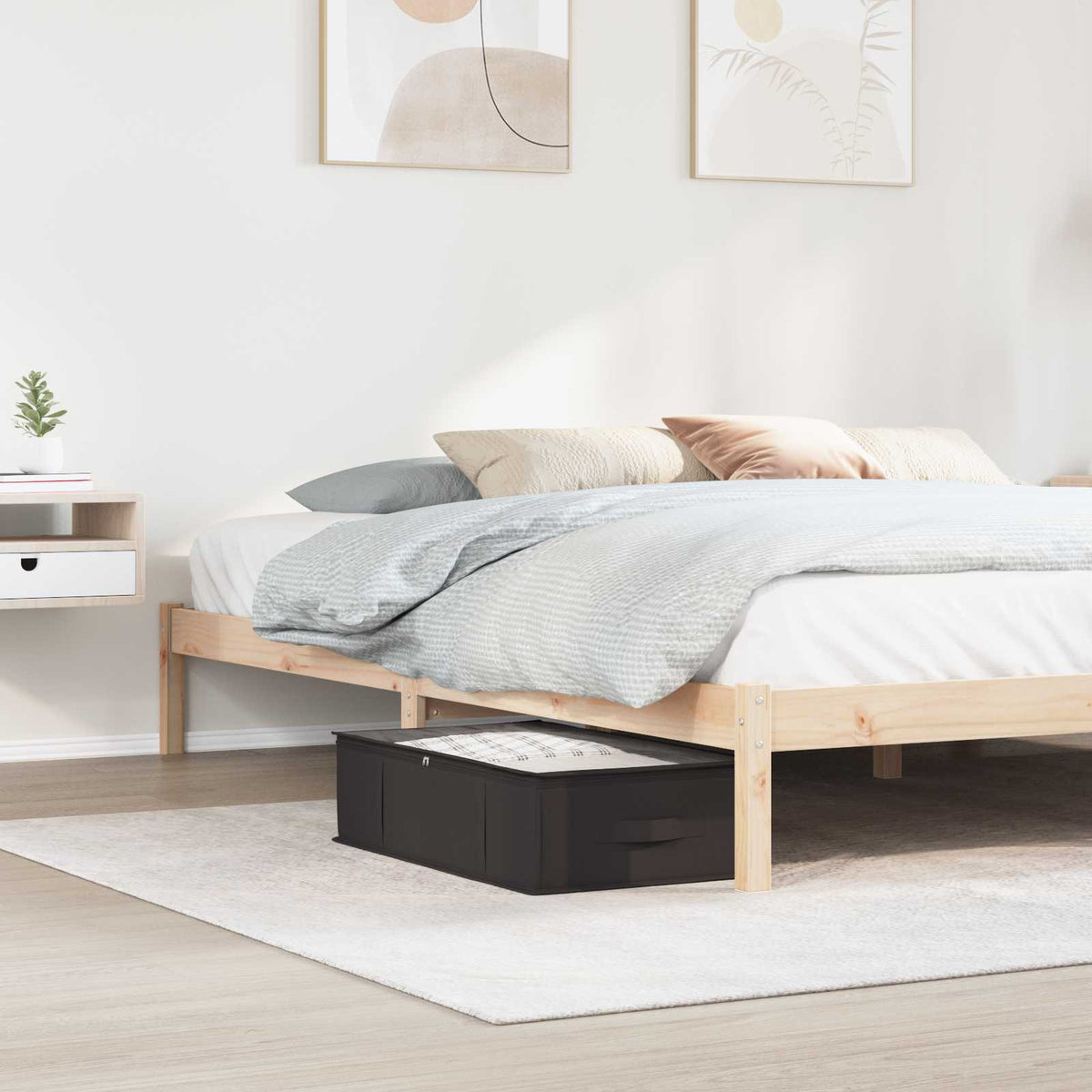 Opbergdoos met transparant bovenraam 2 pcs Antracietkleurig is nu te koop bij PeponiXL, paradijselijk wonen!