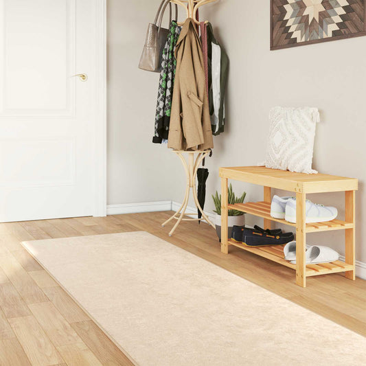 Vloerkleedloper MARSA Crème 100 x 300 cm Polyester en PVC is nu te koop bij PeponiXL, paradijselijk wonen!