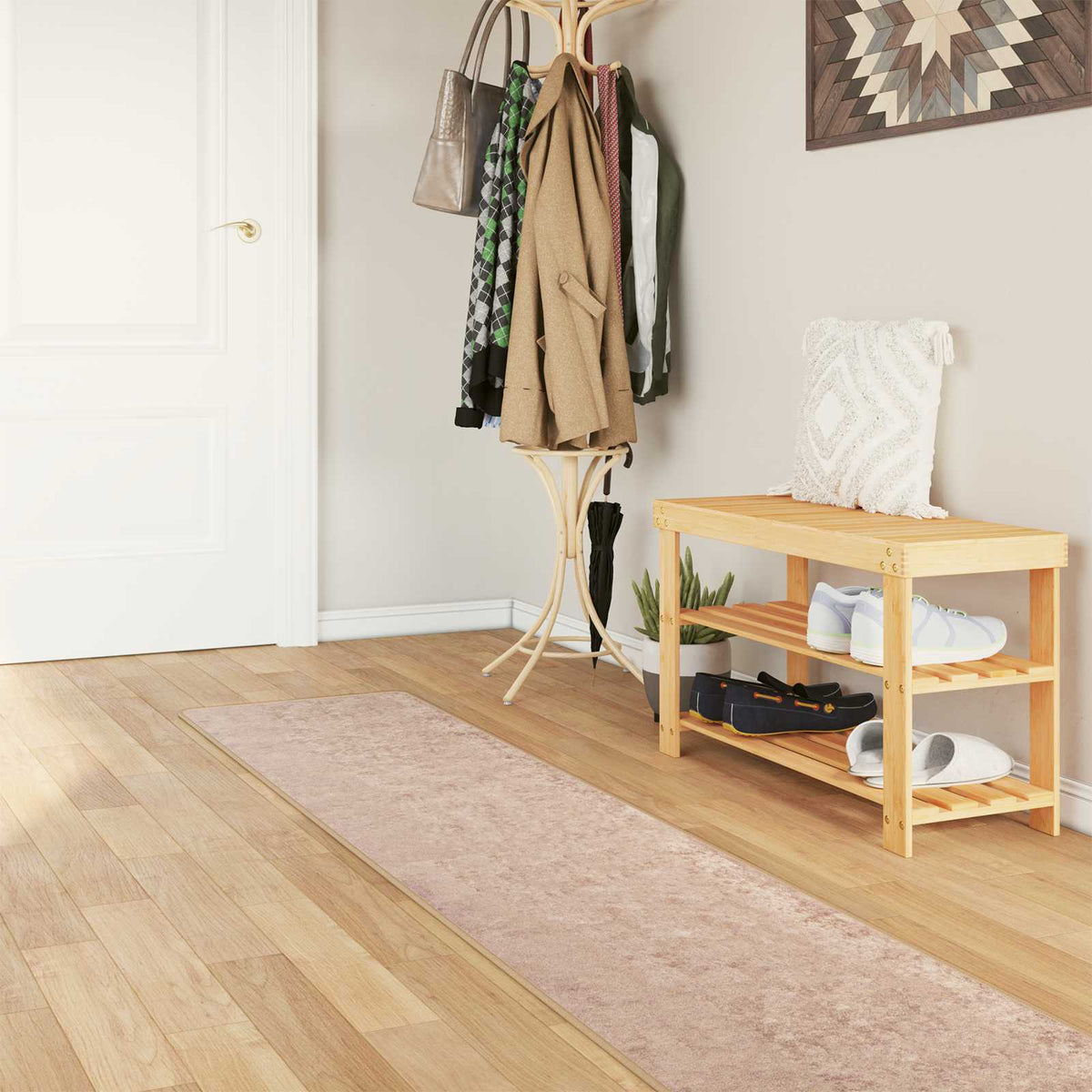 Vloerkleedloper MARSA Zand 50 x 350 cm Polyester en PVC is nu te koop bij PeponiXL, paradijselijk wonen!