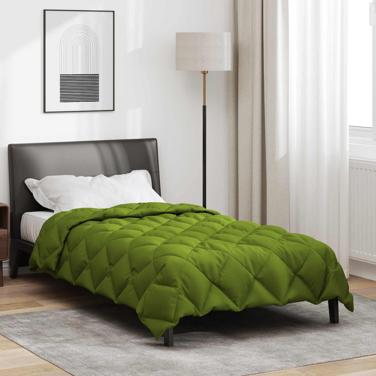Winter Dekbed Groen 135 x 220 cm Microfiber is nu te koop bij PeponiXL, paradijselijk wonen!