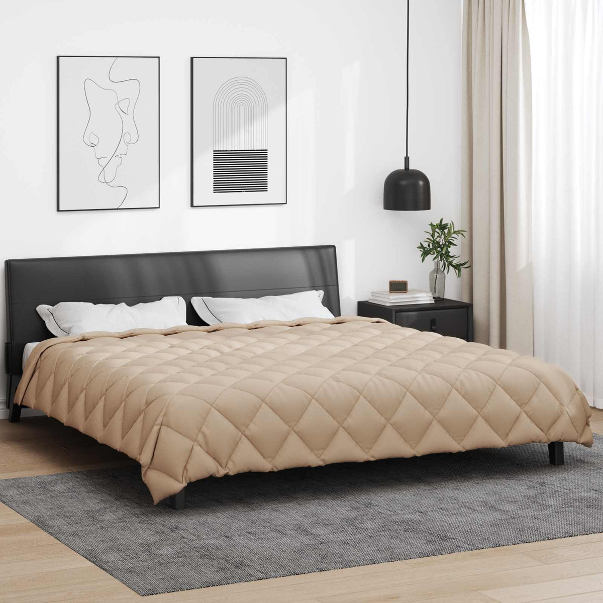 Winter Dekbed Taupe 220 x 260 cm Microfiber is nu te koop bij PeponiXL, paradijselijk wonen!