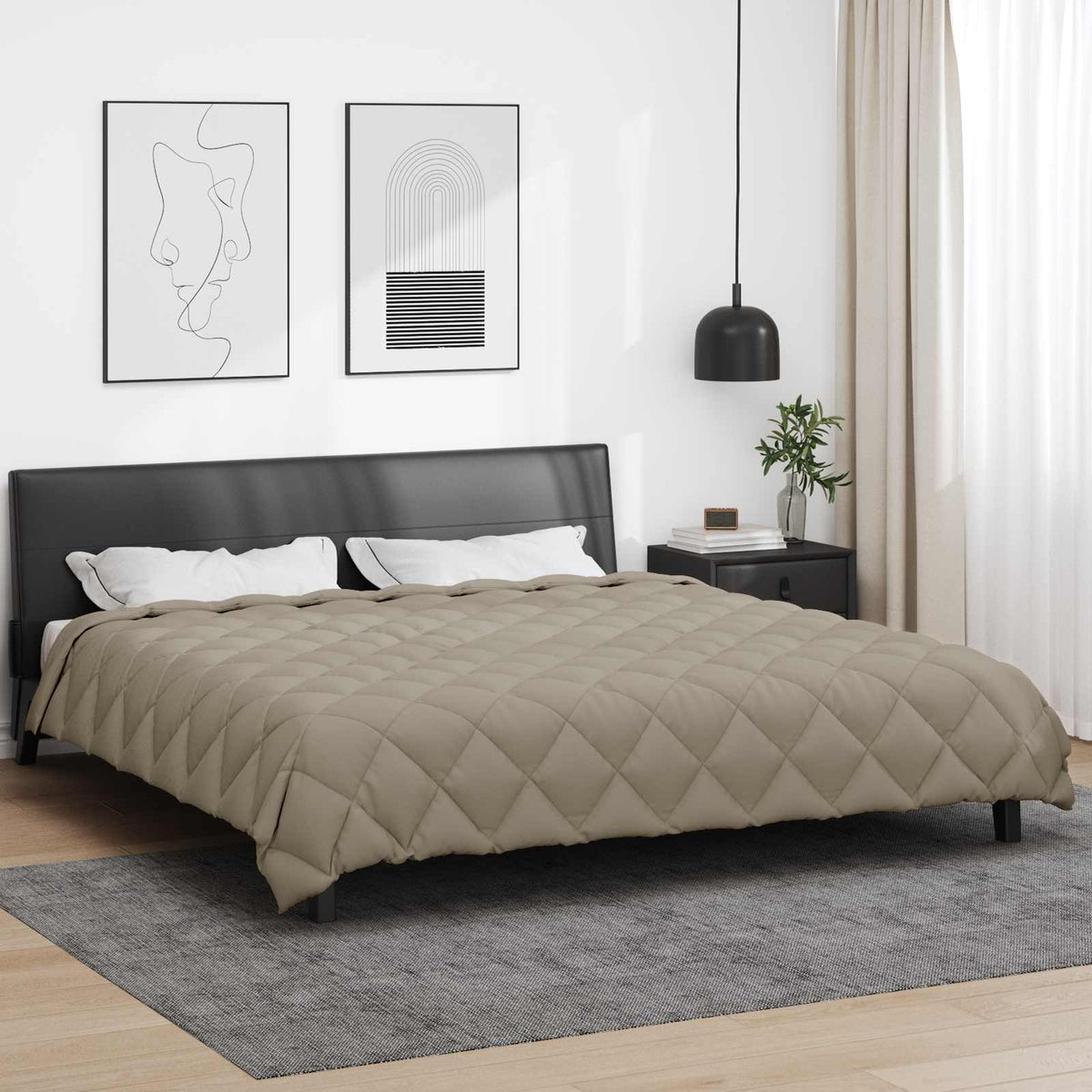 Winter Dekbed Lichtgrijs 200 x 220 cm Microfiber is nu te koop bij PeponiXL, paradijselijk wonen!