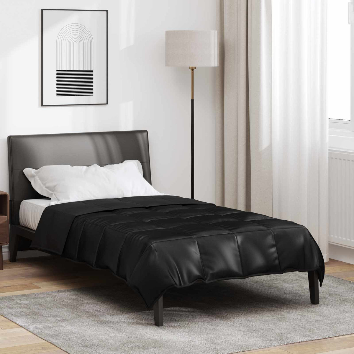 Vol jaar dekbed Zwart 135 x 220 cm Satijn en Microfiber is nu te koop bij PeponiXL, paradijselijk wonen!