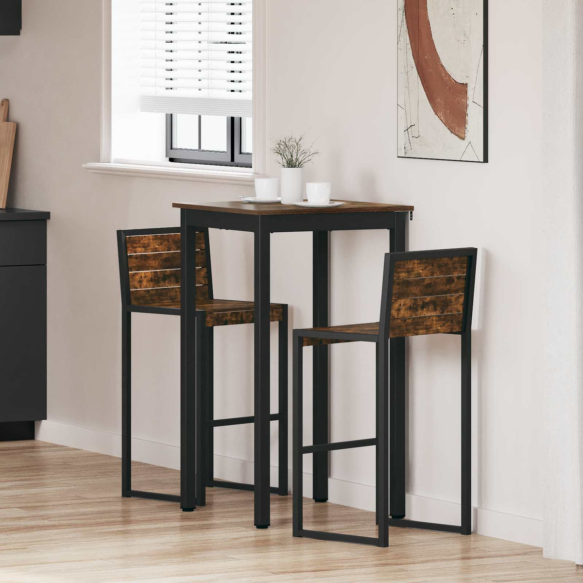 Staande Bartafel Bewerkt hout is nu te koop bij PeponiXL, paradijselijk wonen!