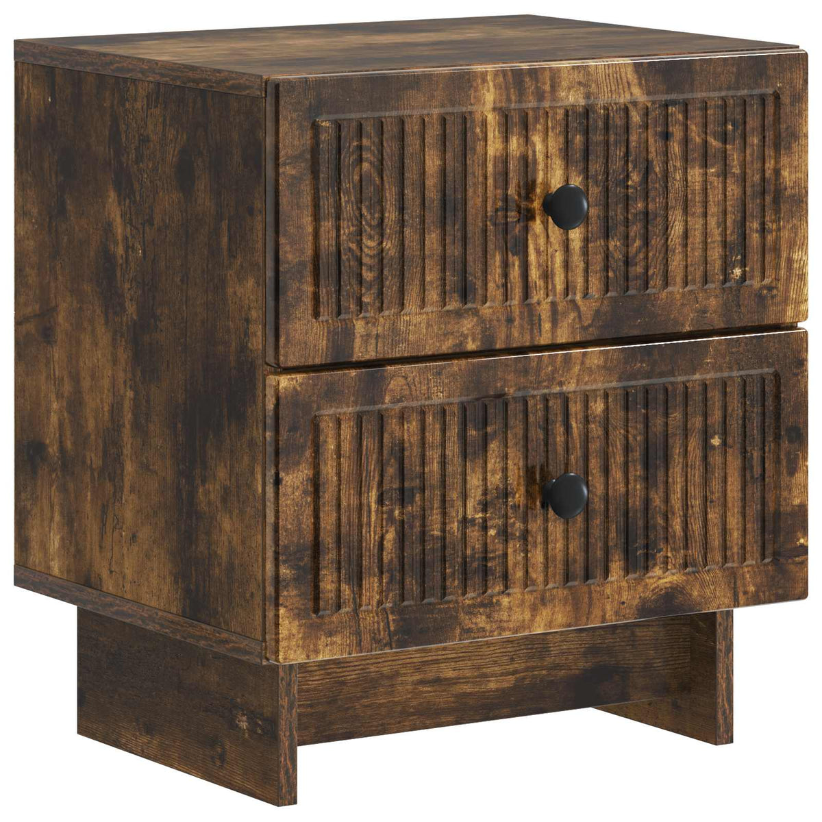 Nachtkastje Gerookt eiken 43 x 34,5 x 47,5 cm Bewerkt hout is nu te koop bij PeponiXL, paradijselijk wonen!
