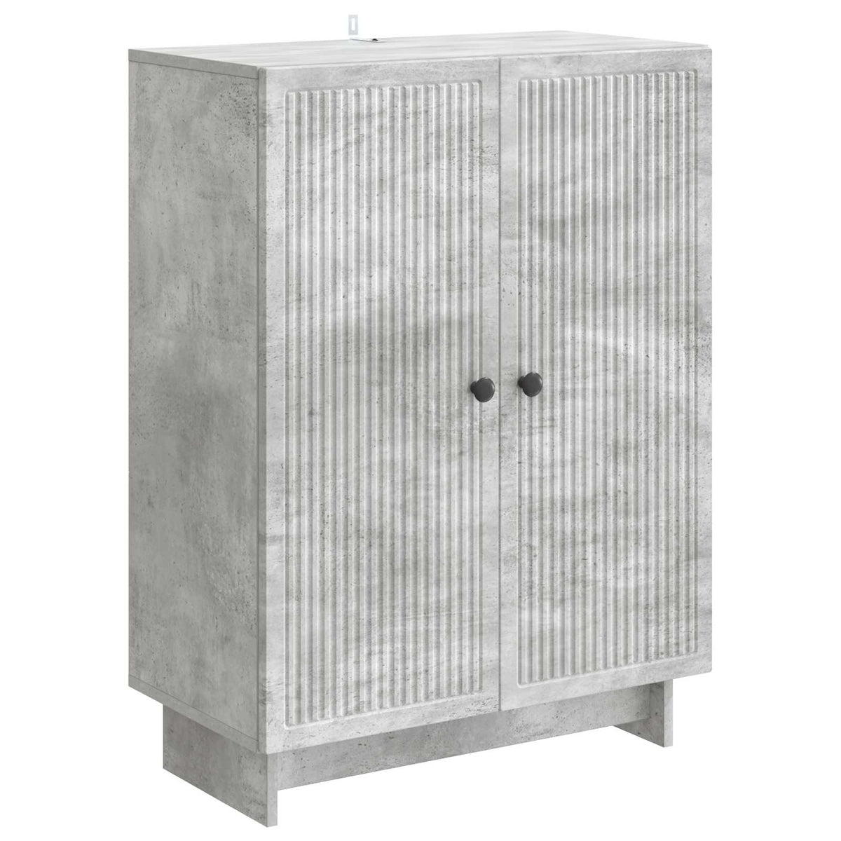 Dressoir Betongrijs 66 x 34,5 x 90 cm Bewerkt hout is nu te koop bij PeponiXL, paradijselijk wonen!