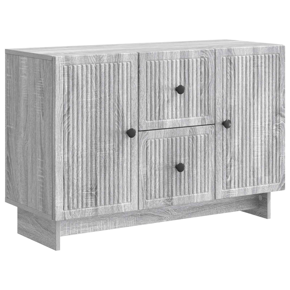 Dressoir met lade Grijs sonoma 89 x 34,5 x 60 cm Bewerkt hout is nu te koop bij PeponiXL, paradijselijk wonen!
