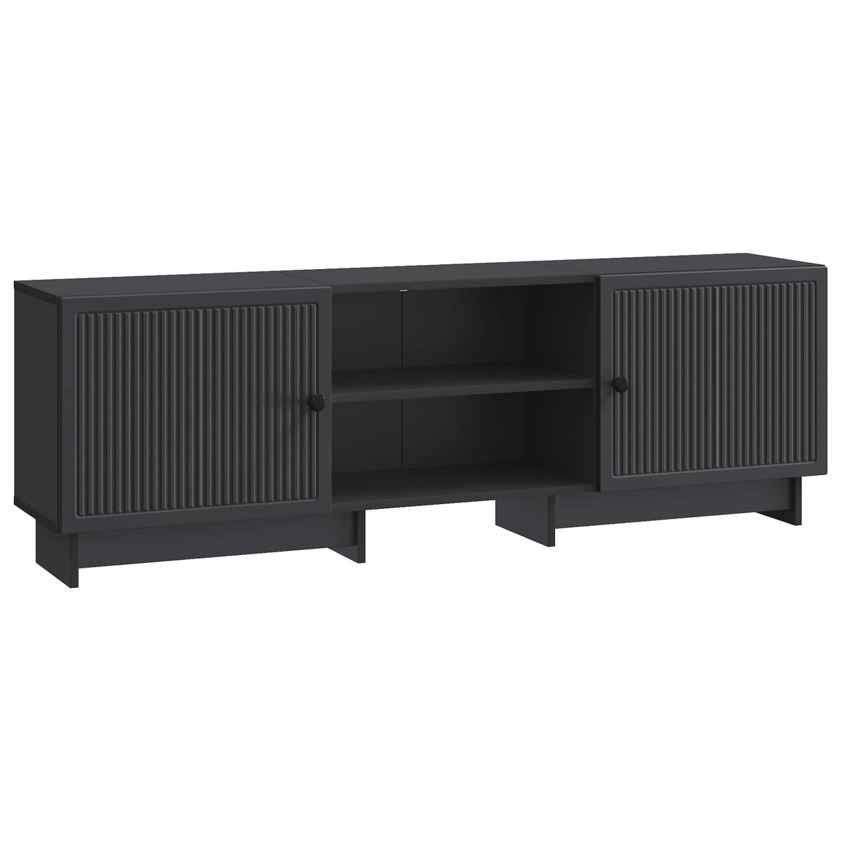 TV-kast Zwart 150 x 31 x 50 cm Geconstrueerd hout is nu te koop bij PeponiXL, paradijselijk wonen!