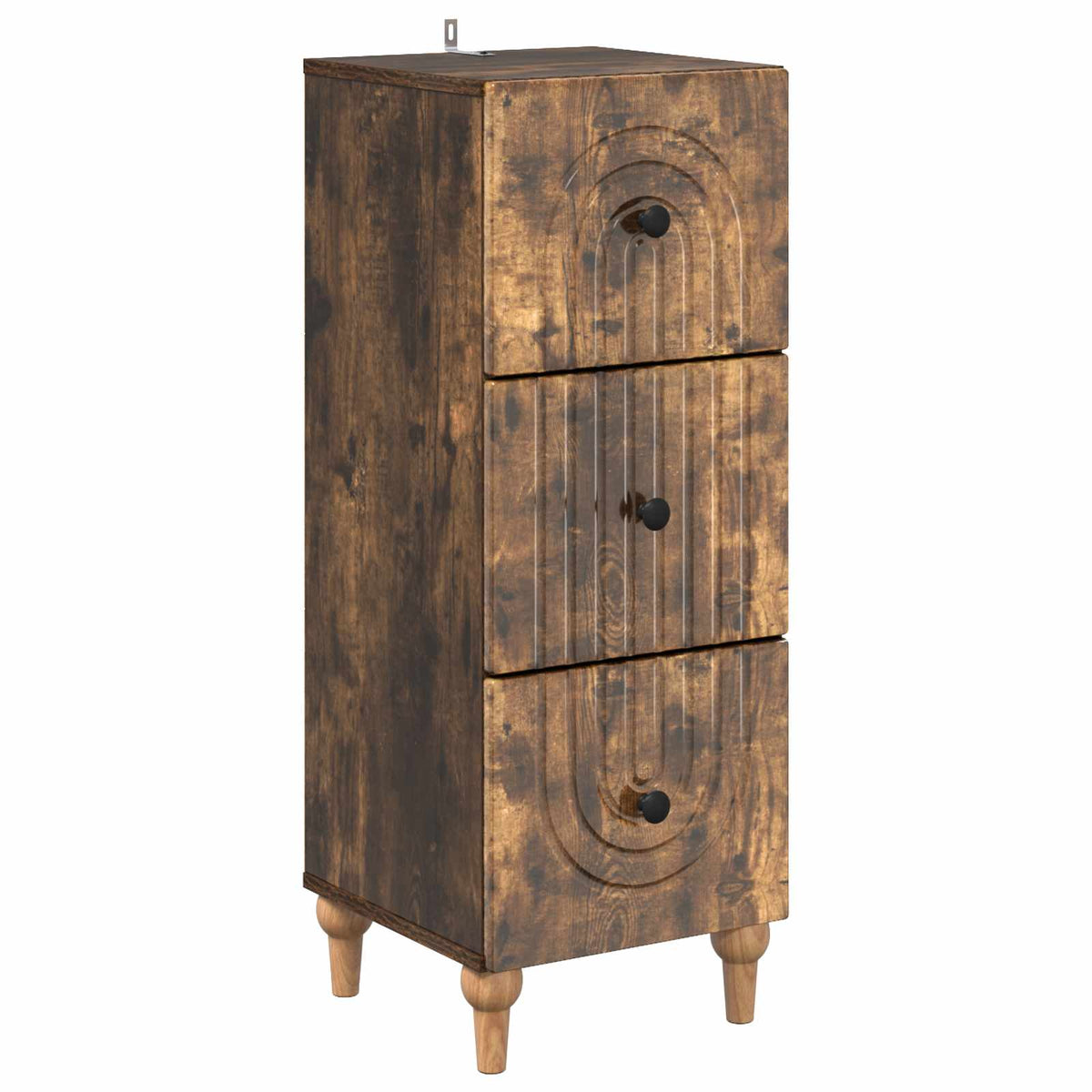 Ladenkast Gerookt eiken 33 x 34,5 x 90 cm Bewerkt hout is nu te koop bij PeponiXL, paradijselijk wonen!