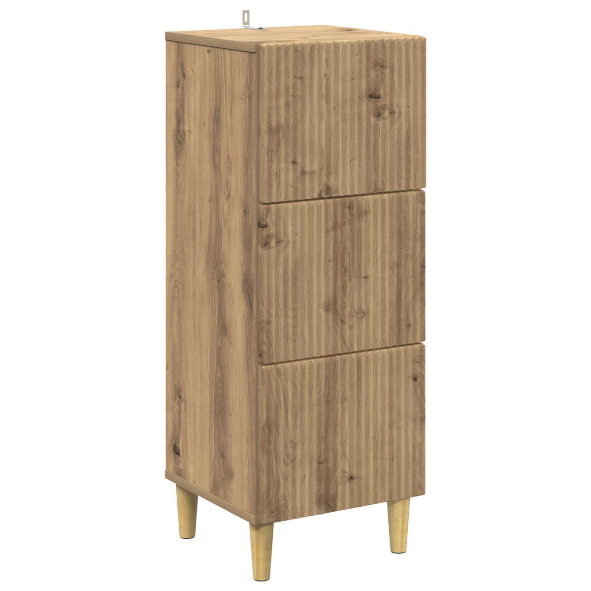 Ladenkast Artisanaal eiken 33 x 34,5 x 90 cm Bewerkt hout is nu te koop bij PeponiXL, paradijselijk wonen!