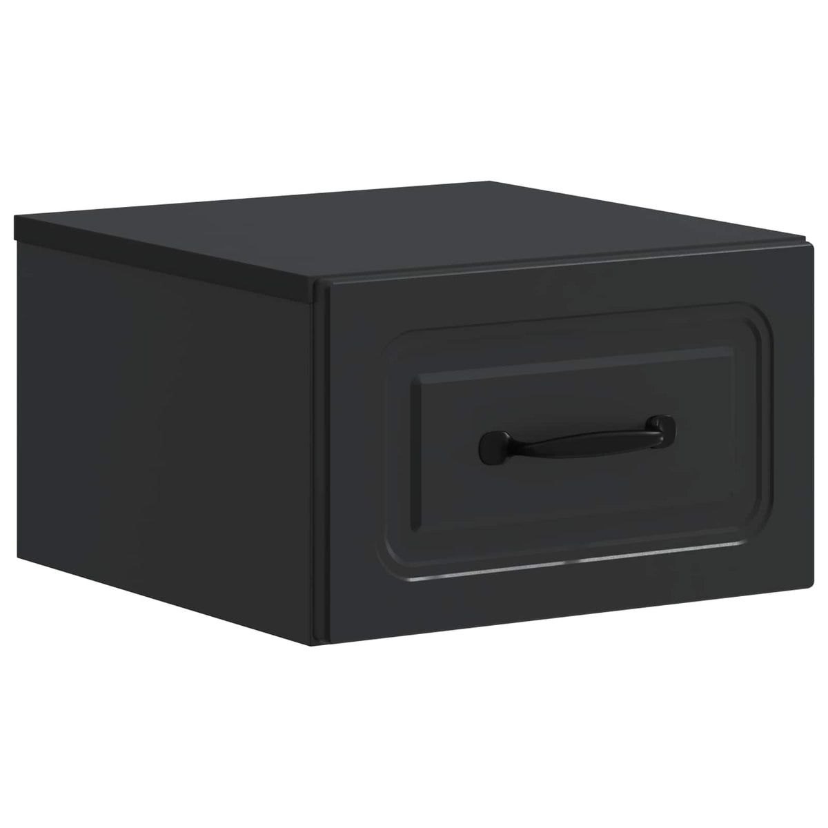 Wandbeugel Bedkast Zwart 34,5 x 33 x 20 cm Bewerkt hout is nu te koop bij PeponiXL, paradijselijk wonen!