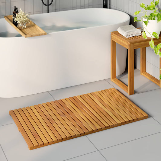 Badmat Effen Bruin 100 x 55 cm Hout is nu te koop bij PeponiXL, paradijselijk wonen!
