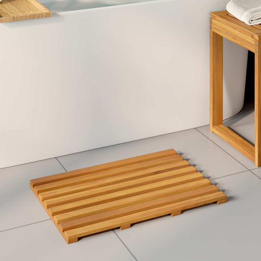 Badmat Effen Bruin 56 x 37 x 2,5 cm Hout is nu te koop bij PeponiXL, paradijselijk wonen!