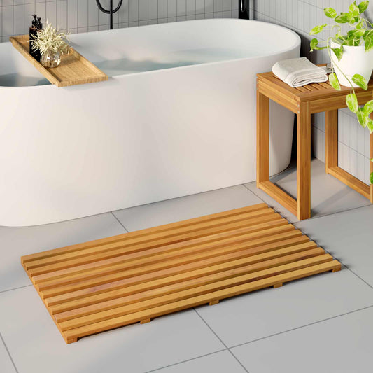 Badmat Effen Bruin 100 x 53 x 2,5 cm Hout is nu te koop bij PeponiXL, paradijselijk wonen!